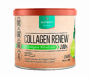 COLLAGEN RENEW 100% NUTRIFY POTE 300G SABOR LIMAO