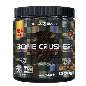 BONE CRUSHER BLACK SKULL 300G SABOR LARANJA COM PIMENTA