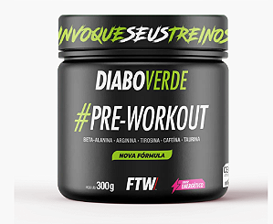 DIABO VERDE #PRE-WORKOUT 300g  SABOR ENERGÉTICO