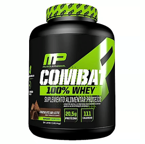 COMBAT 100% WHEY MUSCLE PHARM POTE 1,814KG SABOR CHOCOLATE