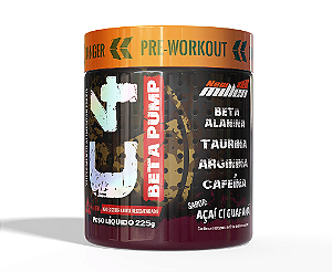 C4 BETA PUMP NEW MILLEN POTE 225G SABOR AÇAI COM GUARANA