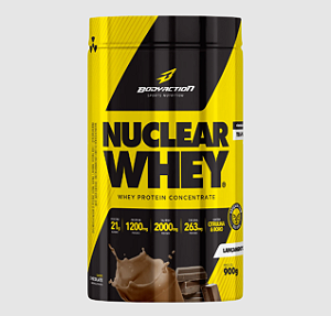 NUCLEAR WHEY BODYACTION POTE 900G SABOR CHOCOLATE