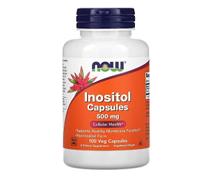 INOSITOL 500MG NOW 100 CAPSULAS