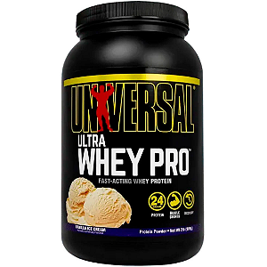ULTRA WHEY PRO UNIVERSAL POTE 909G SABOR BAUNILHA