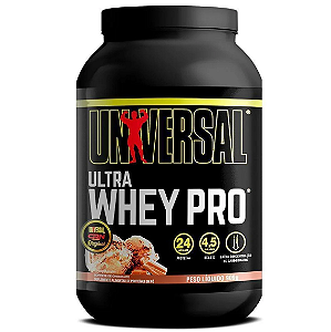 ULTRA WHEY PRO UNIVERSAL POTE 909G SABOR CHOCOLATE