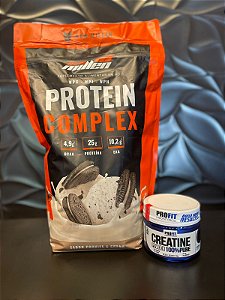 COMPROU 1 PROTEIN COMPLEX NEW MILLEN 1,8KG GANHA 1 CREATINA PROFIT 90g