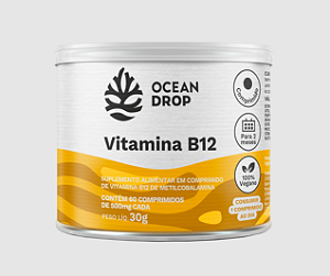 VITAMINA B12 500MG OCEAN DROP 60 TABLETES