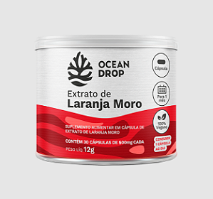 EXTRATO DE LARANJA MORO 500 MG OCEAN DROP 30 CAPSULAS