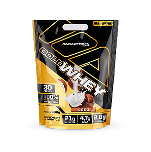 GOLD WHEY ADAPTOGEN REFIL 900G SABOR COCO