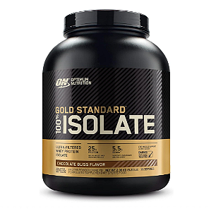 GOLD STANDARD 100% ISOLATE OPTIMUM NUTRITION POTE 2,28KG SABOR CHOCOLATE BLISS