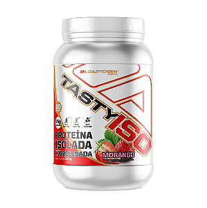 TASTY ISO ADAPTOGEN POTE 900G SABOR SABOR MORANGO