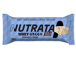 WHEY GREGO BAR NUTRATA 40G SABOR COOKIES