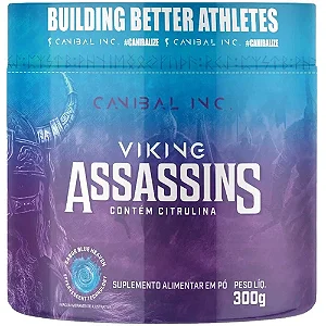 PRE TREINO VINKING ASSASINS 300G SABOR BLUE HAVEN