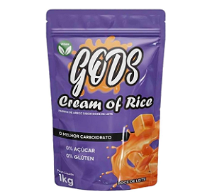 FARINHA DE ARROZ CREAM OF RICE REFIL 1KG SABOR CARAMELO