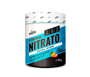 BETERRABA NITRATO FONTE DE MAGNESIO SHARK PRO POTE 300G SABOR LARANJA COM MORANGO