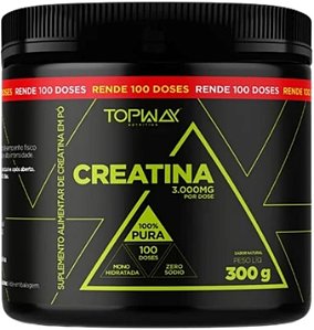 Creatina 100% Pura Topway 300g – Força, Energia e Performance