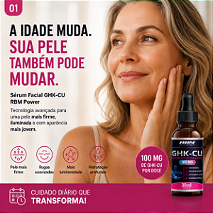 Sérum Facial Anti-idade Ghk-cu Peptídeo Cobre RBM 30ml Todo Tipo De Pele Dia/noite