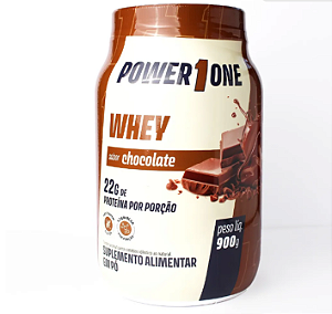 Whey Protein Concentrado Chocolate 900g Power1One