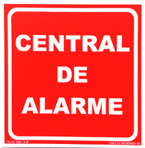Sinalização Fotoluminecente central de alarme