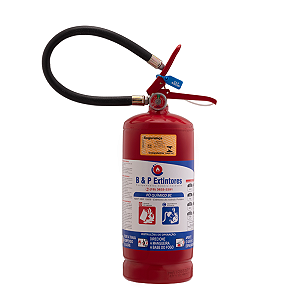 -Extintores de Incêndio Pó Quimico 4 Kg. BC+Sinalização+Suporte de Parede