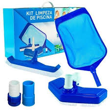 KIT P/ LIMPEZA DE PISCINA 6 ITENS BRUSTEC