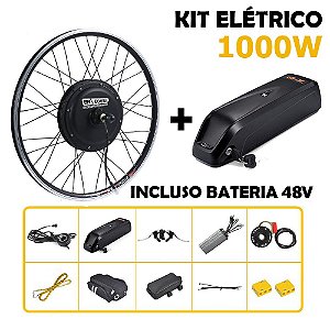 Kit Bike Elétrica 1000w Aro 29 Com Bateria De Lítio Completo