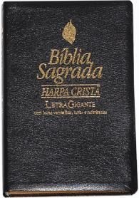 Bíblia com Harpa - Letra Gigante - Preta