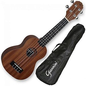 Ukulele Concert Giannini Acustico GUK-23 Sapele Com Capa