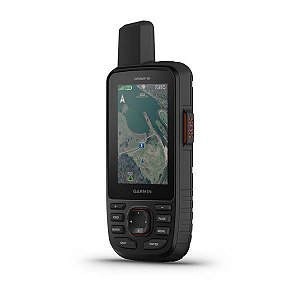 GPS Garmin GPSMAP 66i comunicador por satélites com tecnologia inReach com Mapa TopoActive SAM NMEA 0183 com 16GB + IPX7  e Wireless