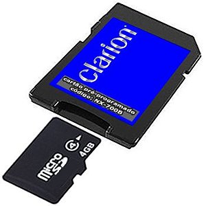 Cartão Clarion para Central Multimídia Nx-700_700b 2025