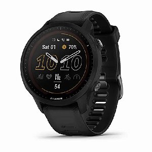 Relógio Garmin Forerunner 955 Preto com Monitor Cardíaco RF 010-02063-00 (Lançamento)