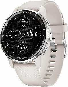 Relógio Multi Esportivo Garmin D2™ AIR Aviator X10 com pulseira branca -REF: 010-02496-03