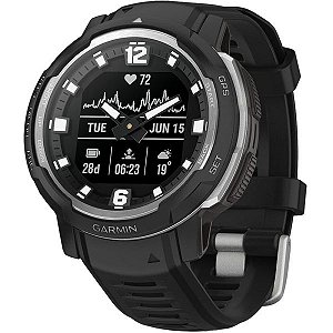 Relógio Garmin Instinct Crossover Black 45MM 100 METROS com Bluetooth - REF: 010-02730-13