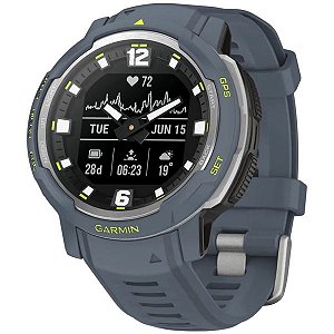 Relógio Garmin Instinct Crossover Blue Granite 45MM 100 metros com Bluetooth - REF: 010-02730-14