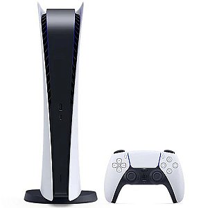 Console Sony Playstation 5 1TB Versão Digital CFI-2000B 8K Bivolt Branco/Preto