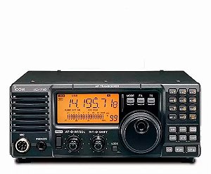 Radio MF/HF SSB marca ICOM modelo IC-718 novo na caixa, com acoplador de antenas IC-AH4