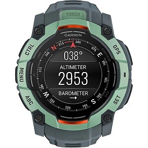 Relógio Garmin Instinct 3 Amoled Neotropic 50mm com Glonass GPS e Garmin Pay REF 010-03020-01