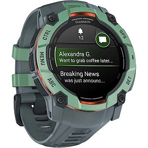 Relógio Garmin Instinct 3 Amoled Neotropic 45mm com Glonass GPS e Garmin Pay REF 010-02936-01