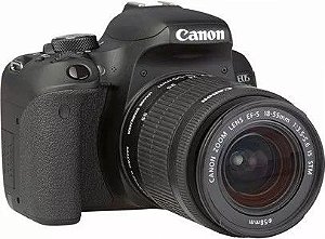 Câmera Digital Canon EOS Rebel T7I 24.2MP 3.0" Lente EF-S 18-55MM IS STM