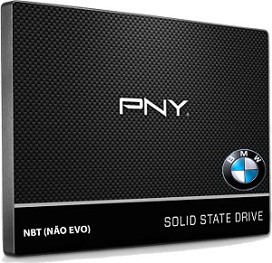 Unidade SSD de recuperação para Central Multimídia BMW Séries: F/G/X NBT +Mapa América do Sul 2022