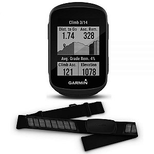 Ciclocomputador Garmin Edge 130 Plus com Tela de 1.8" com GPS Compatível com VIRB + Cinta