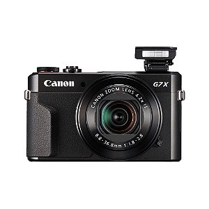 Camera Canon Powershot G7X Mark II - Preto - Grava Lives para Blogueiros e Youtubers