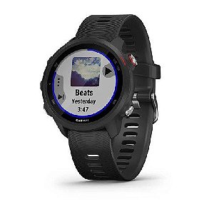 Relógio Garmin Forerunner 245 Music com Monitor Cardíaco+GPS e Bluetooth Preto