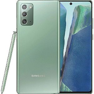 Smartphone Samsung Galaxy Note 20 Mystic Green 256GB Dual Chip Android 10.0 Tela 6.7" 5G Câmera Tripla 12+64+12MP