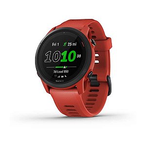 Relógio Garmin Forerunner 745 Magma Red com GPS e Monitor Cardíaco
