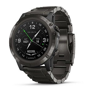 Relógio Garmin Aviador Delta D2 PX em Titânio com Vidro em Safira - Desenvolvido aos amantes dos Arranha-Céus