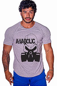 Camiseta Raglan cinza Anabolic