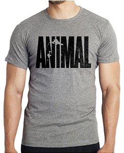 Camiseta cinza Animal
