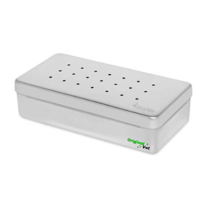 Estojo Perfurado inox 20X10X5cm - Fami