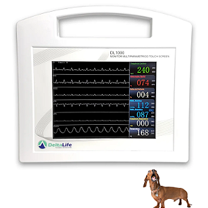 Monitor Veterinário Multiparamétrico - DL1000 c/ Capnografia